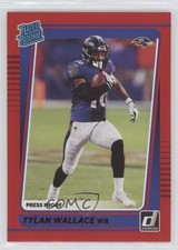 2021 Panini Donruss Rated Rookie Press Proof Red Tylan Wallace #274 0b3