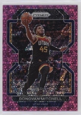 2021-22 Panini Prizm Fast Break Pink Prizm 30/50 Donovan Mitchell #72 12tf