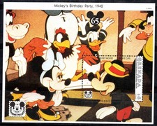 Grenade 1993 Mi. Bl.351 Bloc Feuillet 100% Neuf ** 6 $, l'anniversaire de Mickey