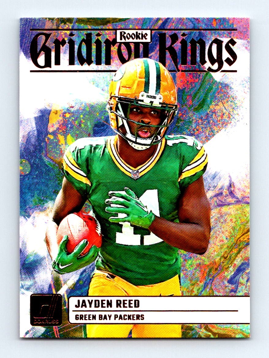 #RGK-14 2023 Donruss Rookie Gridiron Kings Jayden Reed RC Packers