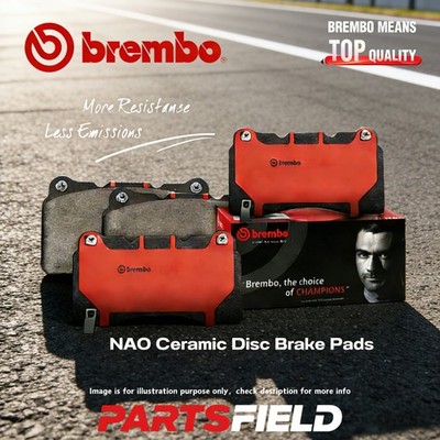 1 Set Rear Brembo NAO Disc Brake Pads for Holden Commodore VF 2013-2017