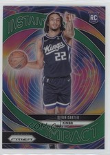 2024-25 Panini Prizm Instant Impact Green Prizm Devin Carter #23 1ge5