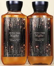 QTY 2 - Bath  Body Works INTO THE NIGHT Body Wash Shower Gel 10oz