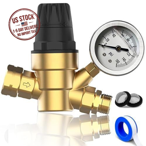 RV Water Pressure Regulator Value for Camper and Travel Tailer, Rv...