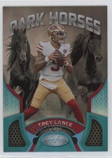 2022 Certified Dark Horses Mirror Teal 48/50 Trey Lance #DH-3 6n8