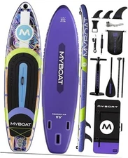 11'6"x35" Inflatable Stand Up Paddle Board,450lb Capacity, Premium Stable for 