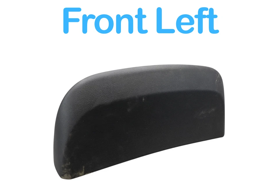 07-14 BMW X5 X6 Front Left Seat Upper Back Rest Trim Panel Black 52107161886 Oem - Image 3 of 4