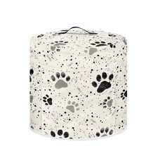 Spot Paw Print Pressure Cooker Cover with Handle and Storage Pocket for Extra...