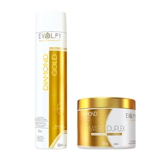 ORIGINAL BRAZILIAN KIT RECONSTRUCTOR HOME CARE SHAMPOO + MASK EVOLPY LISS