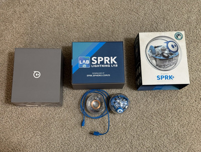 Sphero SPRK+ App-Enabled Robot Ball Coding Toy w/ Charging Cable & Box (2015)