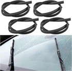 4PCS Car Frameless Windshield Wiper Blade Refills, 25.47" DIY Adjustable Size Wi