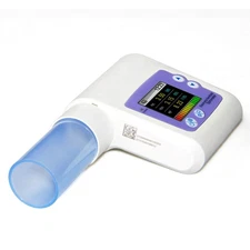 Handheld Spirometer Pulmonary Function Lung Volume Rechargeable espirómetro USB