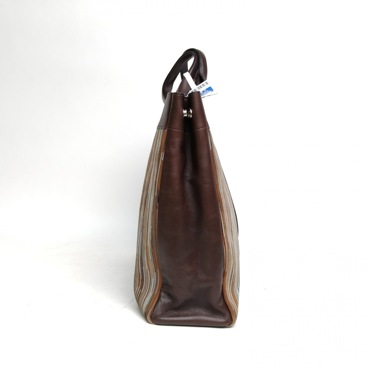 HERMES Vibrato Sheepskin Tote Bag  Vibrato Leather Handbag View 5