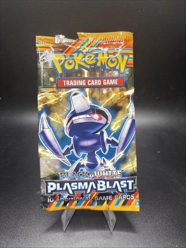 EMPTY!! 2013 POKÉMON BLACK & WHITE PLASMA BLAST GENESECT PACK ART