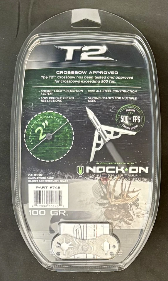 G5 T2 Crossbow Broadheads 100 Grain New - Image 2 of 2