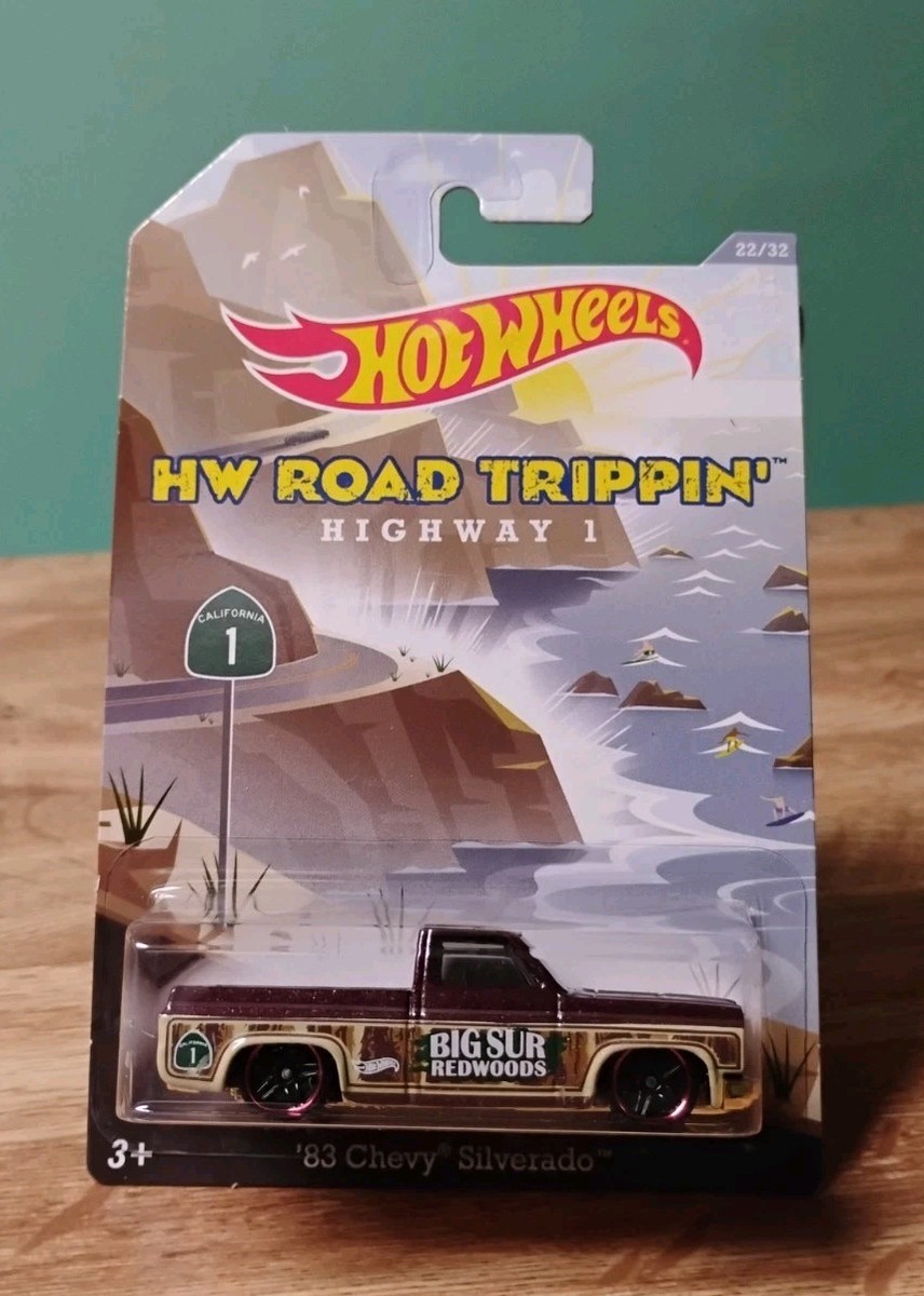 Hot Wheels '83 Chevy Silverado Pickup Truck HW Road Trippin Big