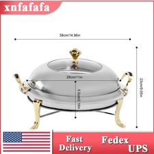 Stainless Steel Chafing Dish Buffet Set, 3.17 Quart Food Warmer Dish for Party