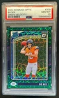 2024 Donruss Optic Bo Nix Green Velocity Rated Rookie #209 Broncos PSA 10