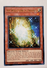 1x (LP) The White Stone of Ancients - MAGO-EN125 - Rare - 1st Edition  YuGiOh