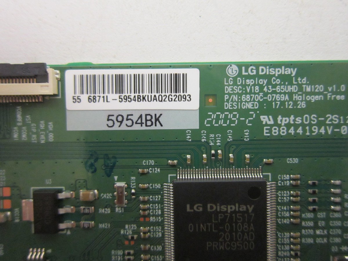 Philips 55PFL5604/F7 A T-Con Board (6870C-0769A) 6871L-5954B | eBay