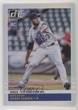 2019 Panini Donruss Retro 1985 Career Stat Line 84/235 Josh James Rookie RC 0c6