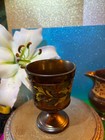 SO! GORGEOUS!! 1800s ANTIQUE ENGLISH COPPER LUSTERWARE footed tumbler -goblet❗️ — photo 6