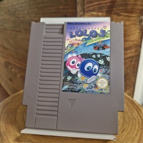 Adventures of Lolo 3 (NES Nintendo) Pal Version Complete In Box With Manual