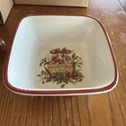 Longaberger Holiday Spreader And Natures Garland Small Square Bowl — photo 6