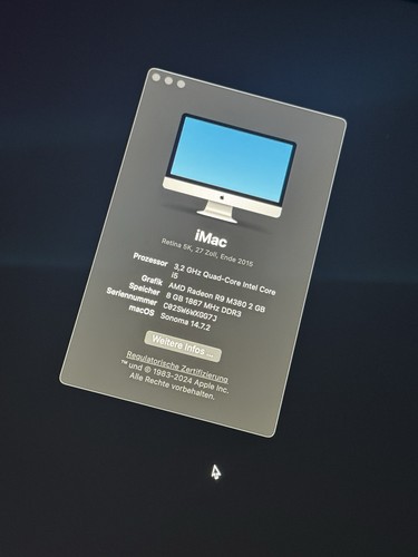 iMac 27 / 1TB / Late 2015 / Restgarantie!! - Afbeelding 2 van 2