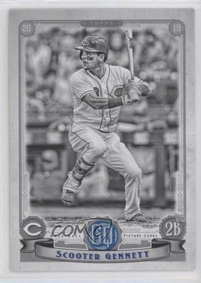 2019 Topps Gypsy Queen Black & White /50 Scooter Gennett #173 5c9
