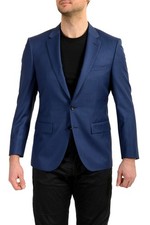 Hugo Boss Men's "T-Harvers4/Glover3" Slim Fit 100 Wool Blazer US 38S IT 48S