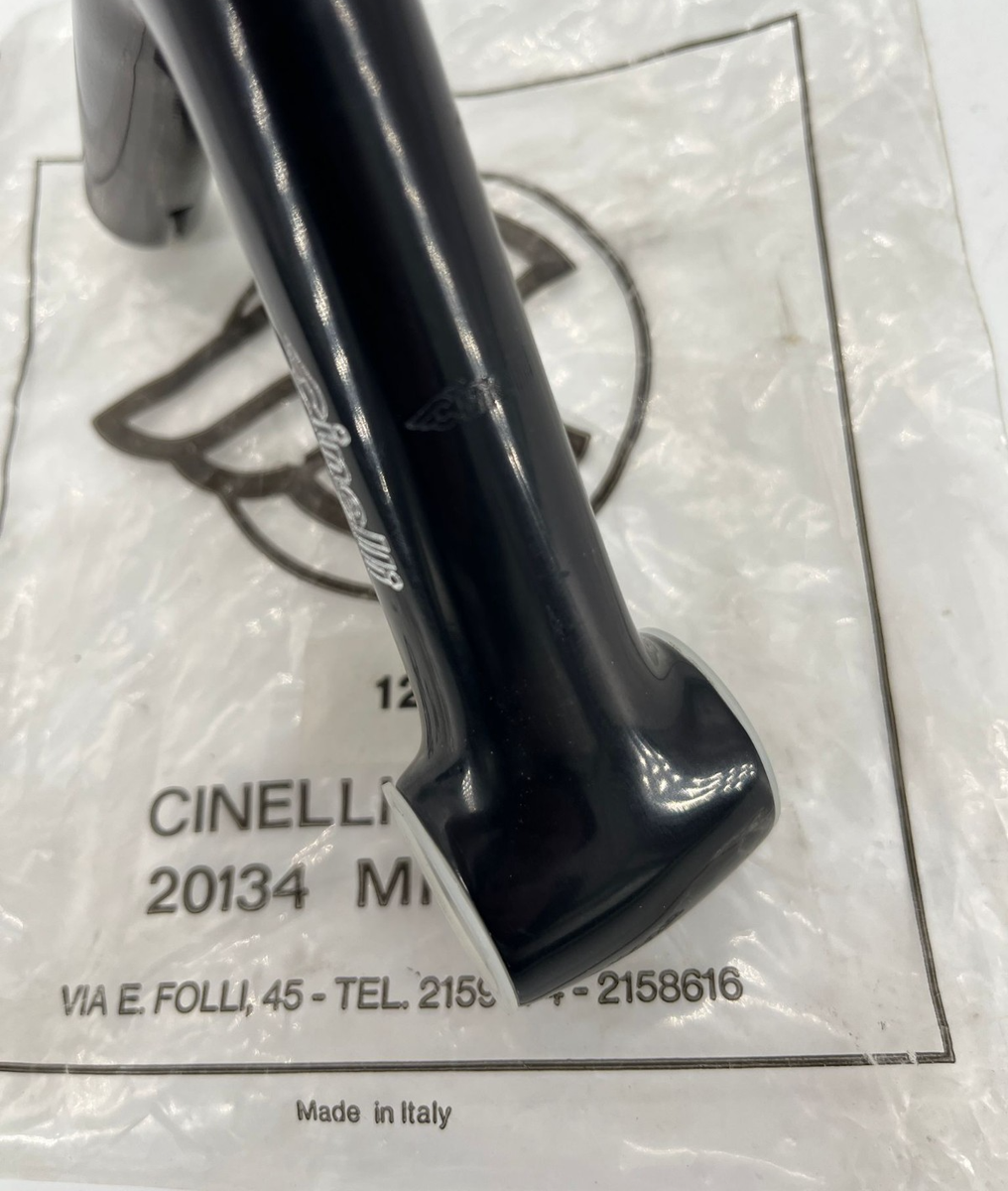 Potence Cinelli Vintage NOS Argent XA 120mm – Alu, Gravure Panto, Fabrication Italienne