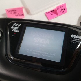 Rastan Saga AUTHENTIC Game Gear SEGA GameGear and Case nastar conan-like geunine