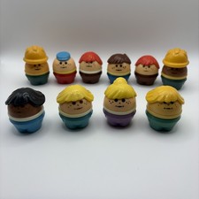 VTG. LITTLE TIKES TODDLE TOTS CHUNKY BOYS, GIRLS CUSTOM BUNDLED LOT OF 10, EUC