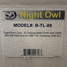 Night Owl B-TL-88 8-Channel 8-Camera Wired Security System with 500GB 960H DVR
