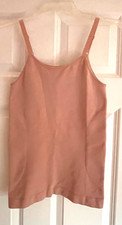 SHAPERMINT 62001 ESSENTIALS ALL DAY EVERY DAY SCOOP NECK CAMI TOP 3XL ROSE TAN