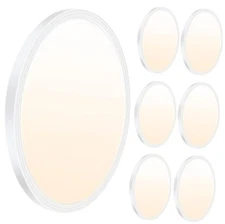 6Pack 12Inch 3200LM LED Ceiling Light,28W 3 Color Changeable White-6Pack