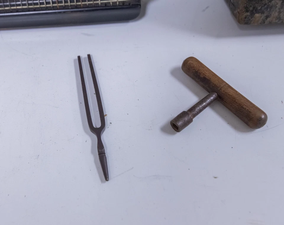 Arpa de guitarra antigua - cítara de concierto de 32 cuerdas - necesita cuidado Foto 2 de 4