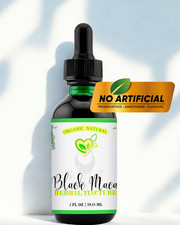 Black Maca Tincture  Natural liquid Extract Herbal Energy Support  2 - 16oz