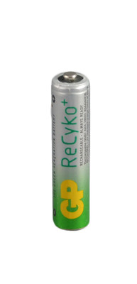 GP RECYKO PRECHARGED RECHARGEABLE AAA 800 MAH BATTERY 