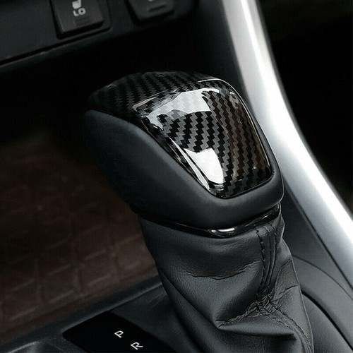 1PCS Gear Shift Knob Cover Trim Carbon Car Accessories For Toyota RAV4 2018-2021 - Bild 1 von 6