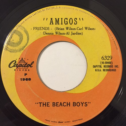 Beach Boys Mexican Press Friends Little Bird 7 Inch Single Capitol Record Import - Picture 3 of 6
