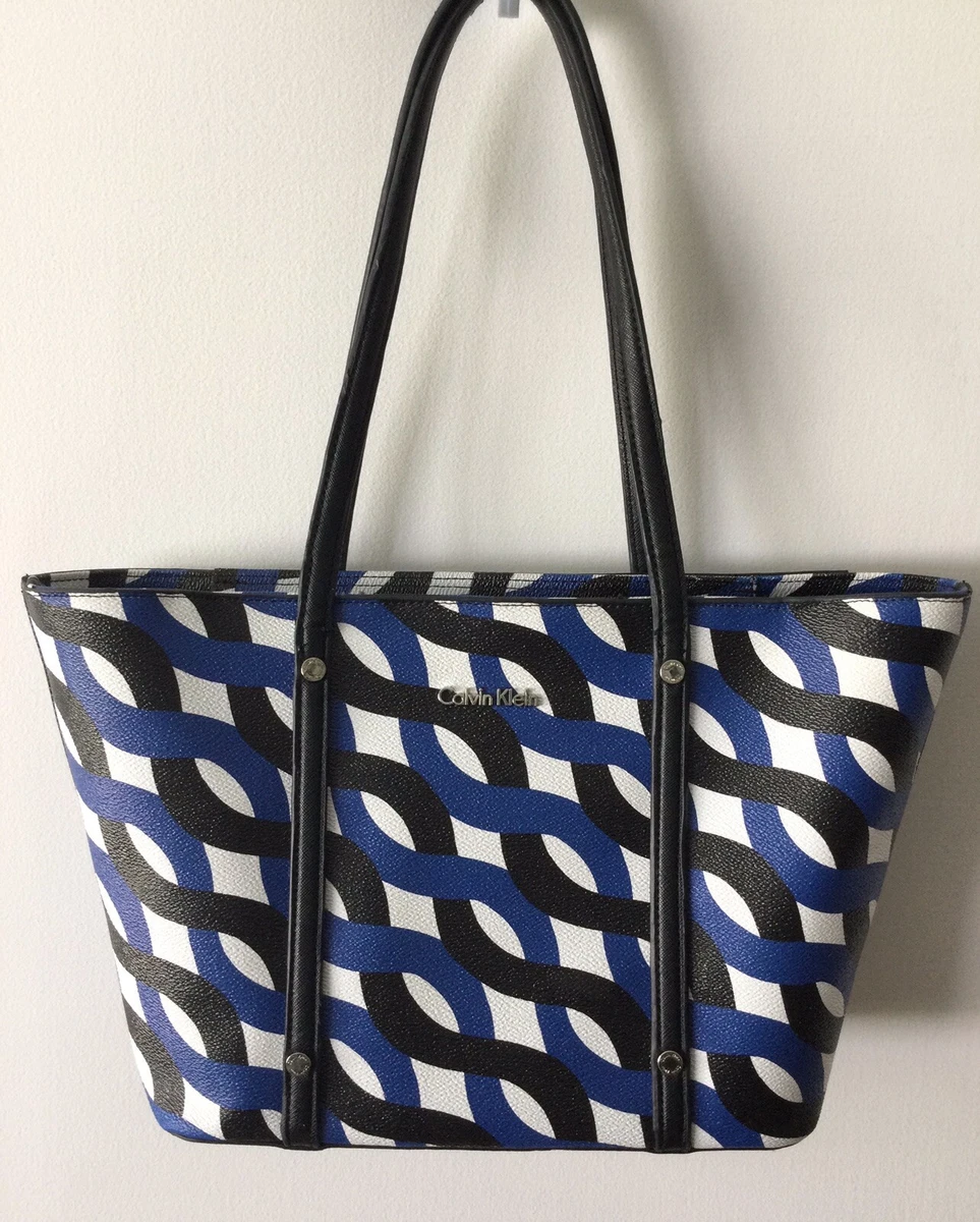 Calvin klein blue tote bag top