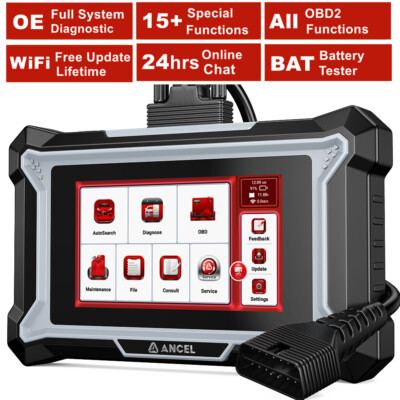 ANCEL DS200 Profi KFZ OBD2 Diagnosegerät Scanner ALLE SYSTEM 15 Service Function