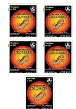 (5) PAIRS Occunomix Safety Hot Rods Toe Warmers WARMER NEW IN BAG