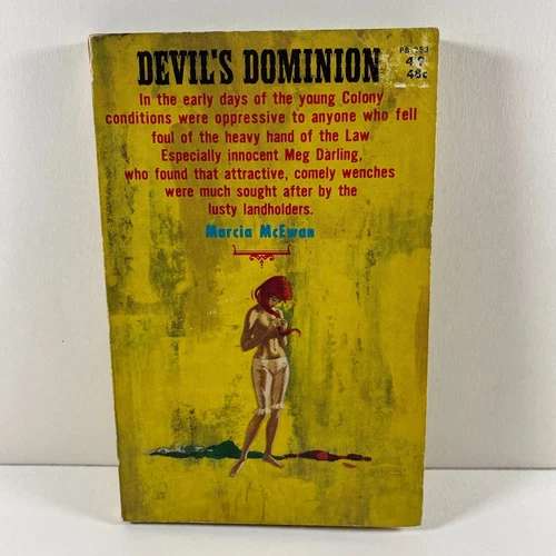 Devil's Dominion by Marcia McEwan Fiction book PB vintage Horwitz pulp 1966 - Picture 1 of 7