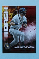 2020 Topps Stadium Club Christian Yelich Bash and Burn BAB-4 Red Foil!
