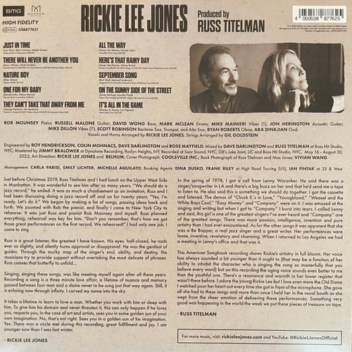 Rickie Lee Jones - Pieces of Treason - Brand New/Sealed Vinyl - Imagen 3 de 3