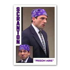Prison Mike Novelty Trading Card Replica The Office Dunder Mifflin Collectible