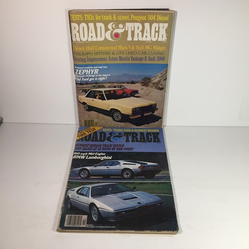 Road And Track 1977 Full Year Lot of 12 Magazines Porsche Ferrari Zephyr Cars - Picture 8 of 12